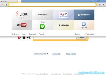 Yandex Browser ekran görüntüsü
