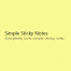 Simple Sticky Notes Yüklə