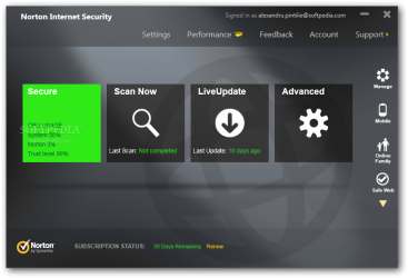 Norton Antivirus ekran görüntüsü