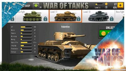 War of Tanks ekran görüntüsü
