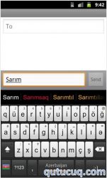 Android Azərbaycan dili ekran görüntüsü