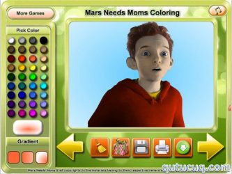 Mars Needs Moms Coloring ekran görüntüsü