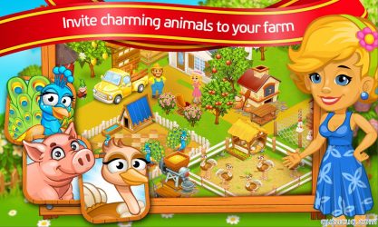 Farm Town: Cartoon Story ekran görüntüsü