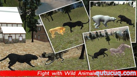 Wild Black Panther Attack Simulator 3D ekran görüntüsü