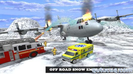 Rescue Run: Offroad Snow Emergency Heroes ekran görüntüsü