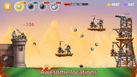 Catapult Wars ekran görüntüsü