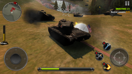 Tanks of Battle: World War 2 ekran görüntüsü