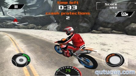 3D Motocross Snow Racing X ekran görüntüsü